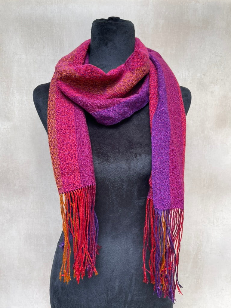 Sunset Handwoven Tencel Scarf