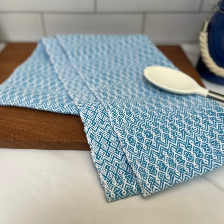 Dancing Diamond Handwoven Kitchen Towels