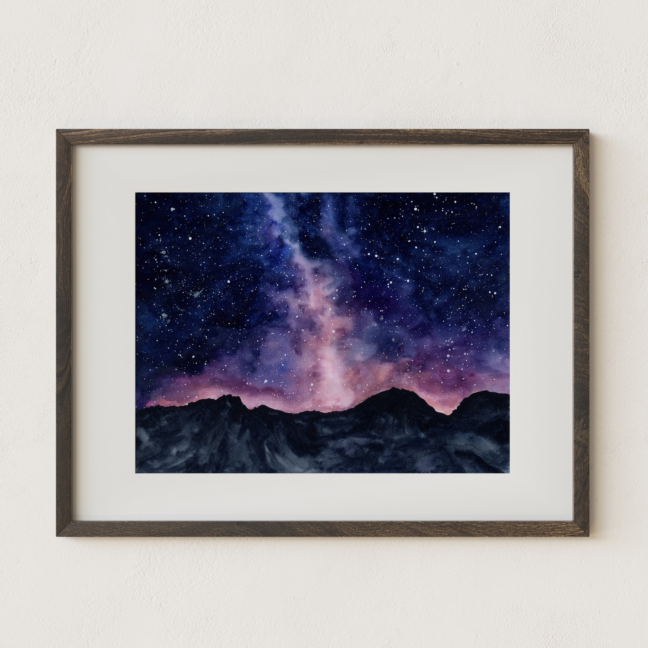 Milky Way over the Mountain Range