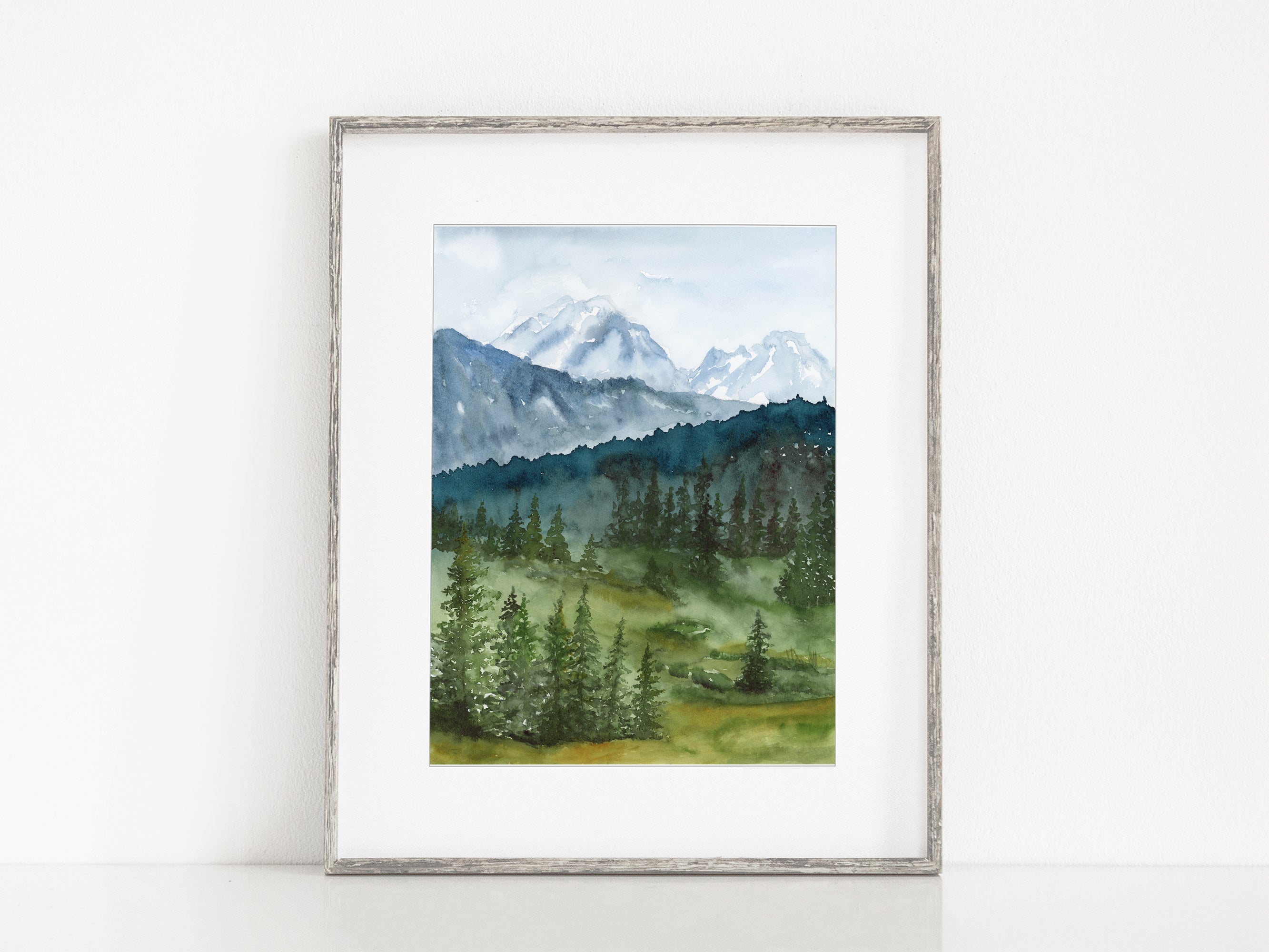 Rolling Summer Mountain Hills