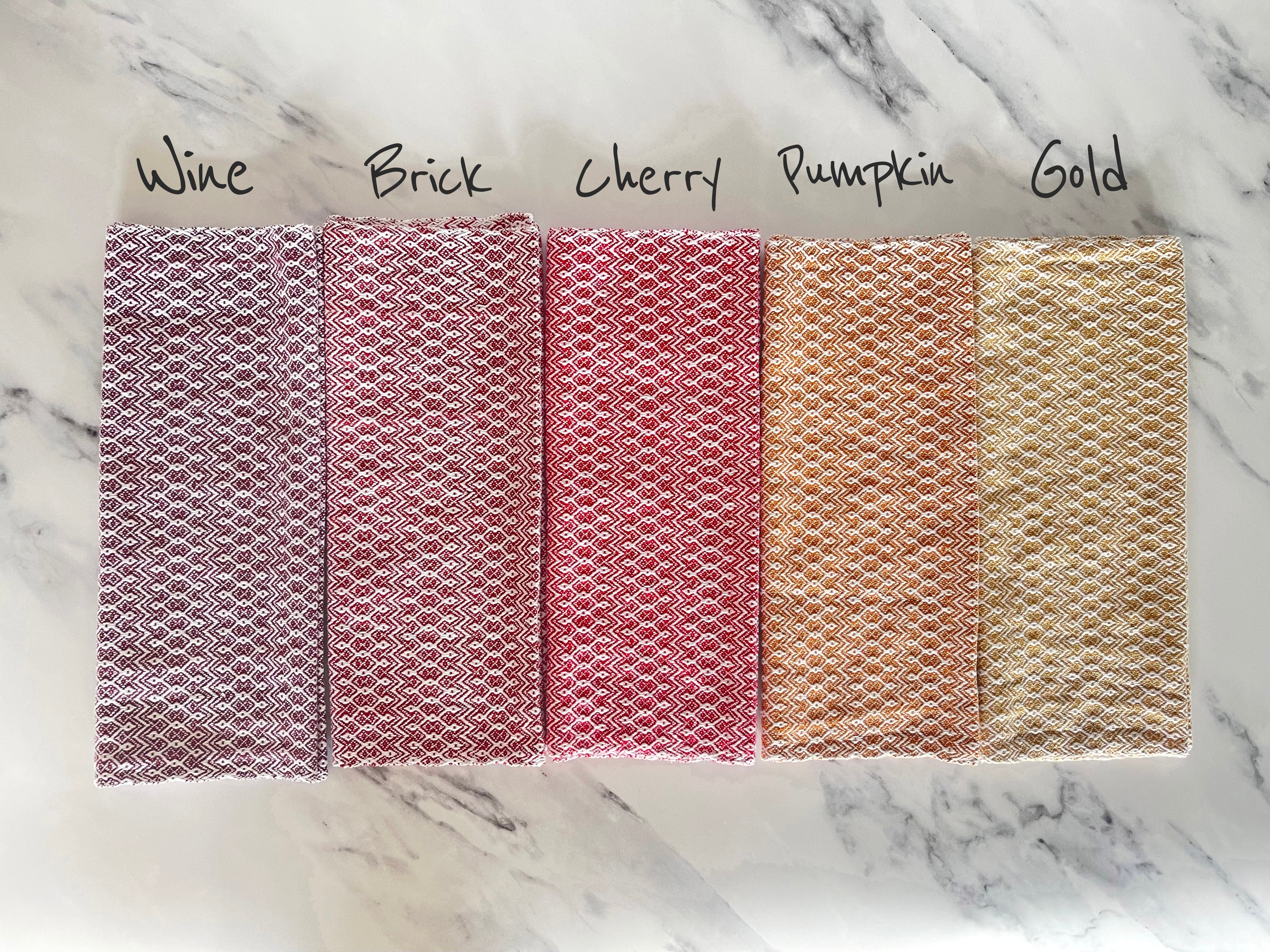 Dancing Diamond Handwoven Kitchen Towels