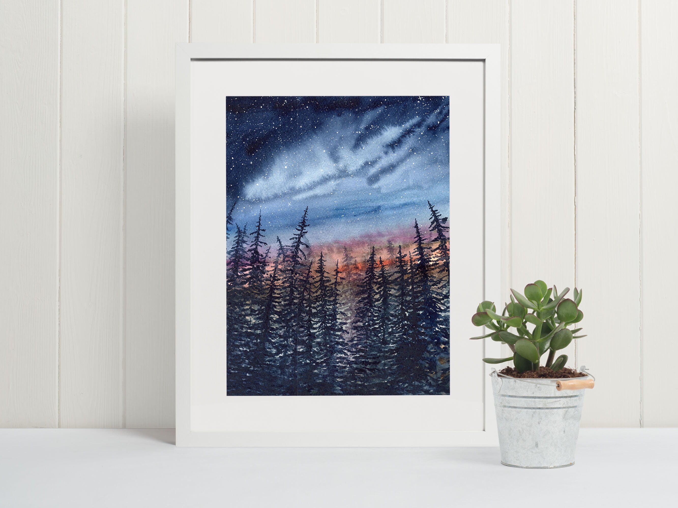 Starry Night Sky at Dusk