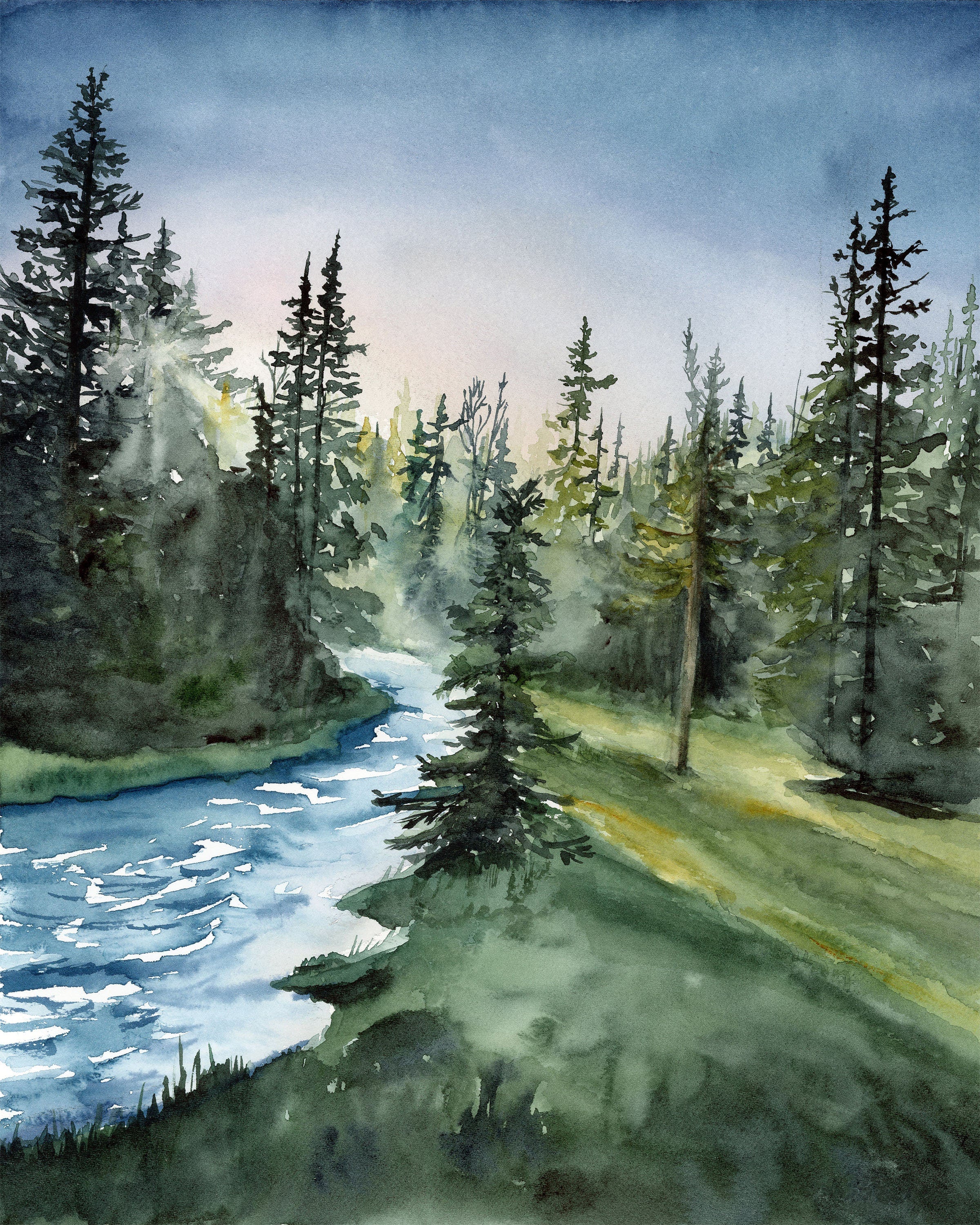 "River Path to the Light"