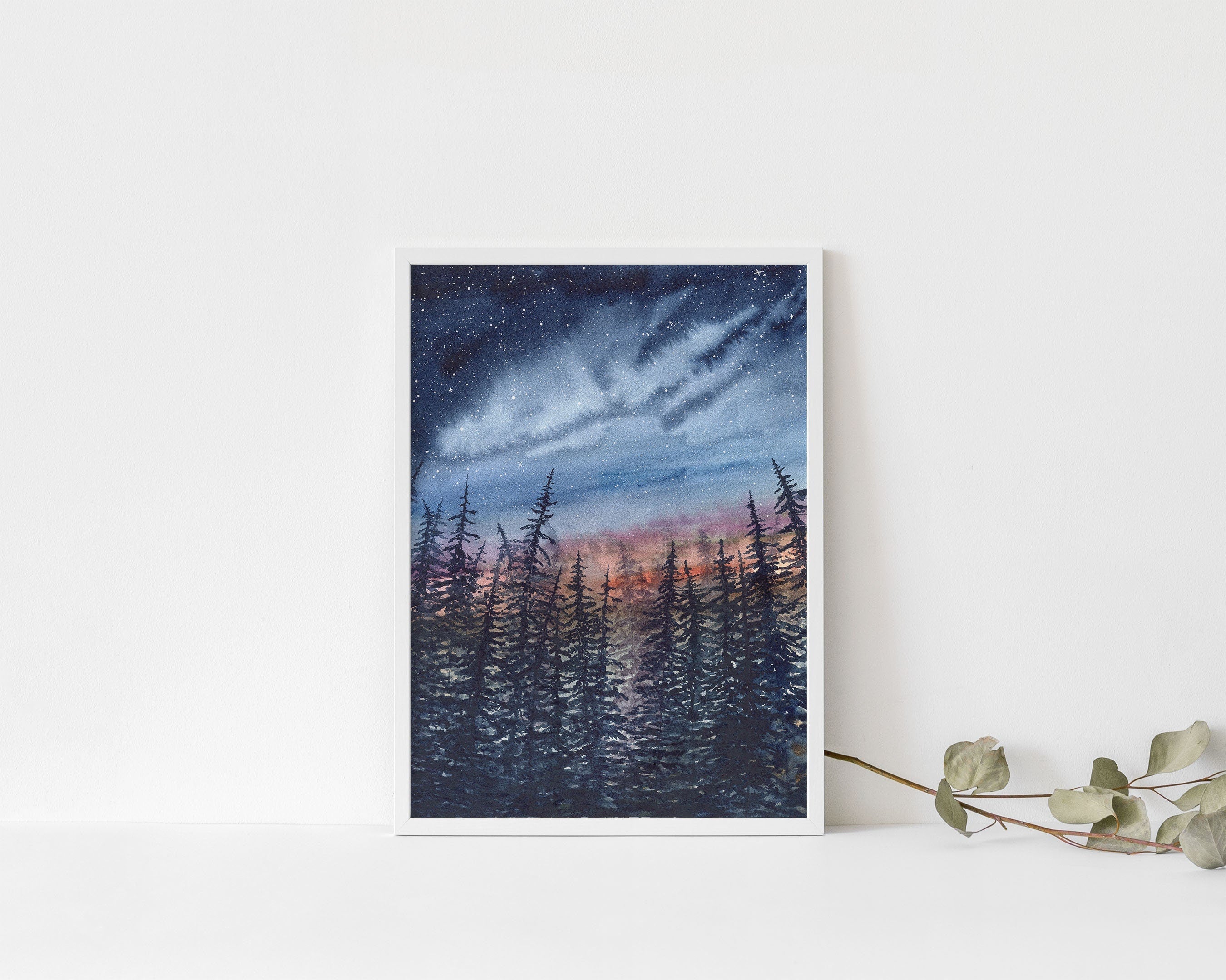 Starry Night Sky at Dusk