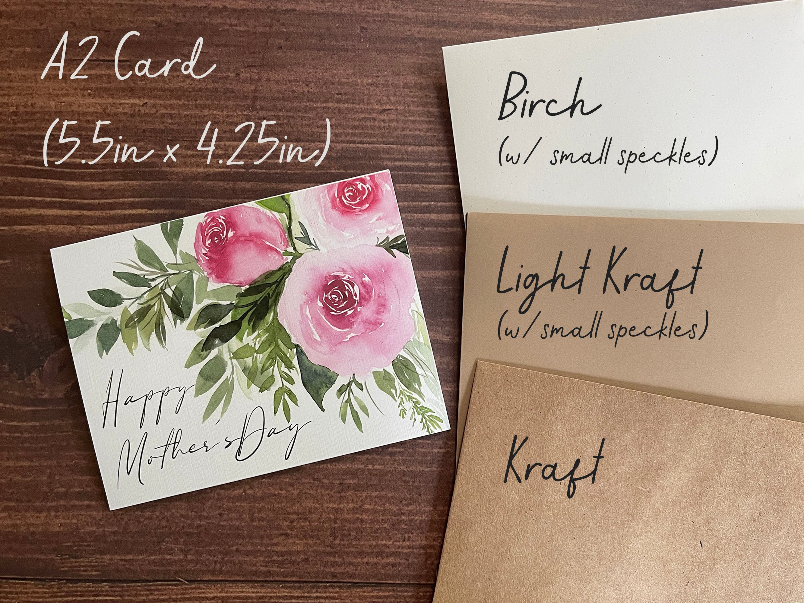 Pink Rose Cluster Mother's Day Greeting Card