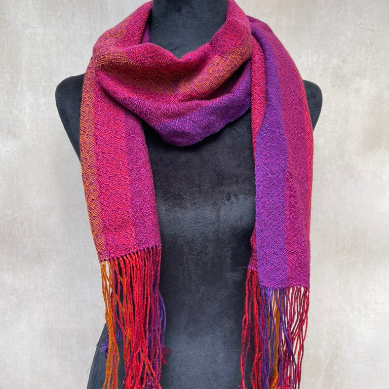 Sunset Handwoven Tencel Scarf