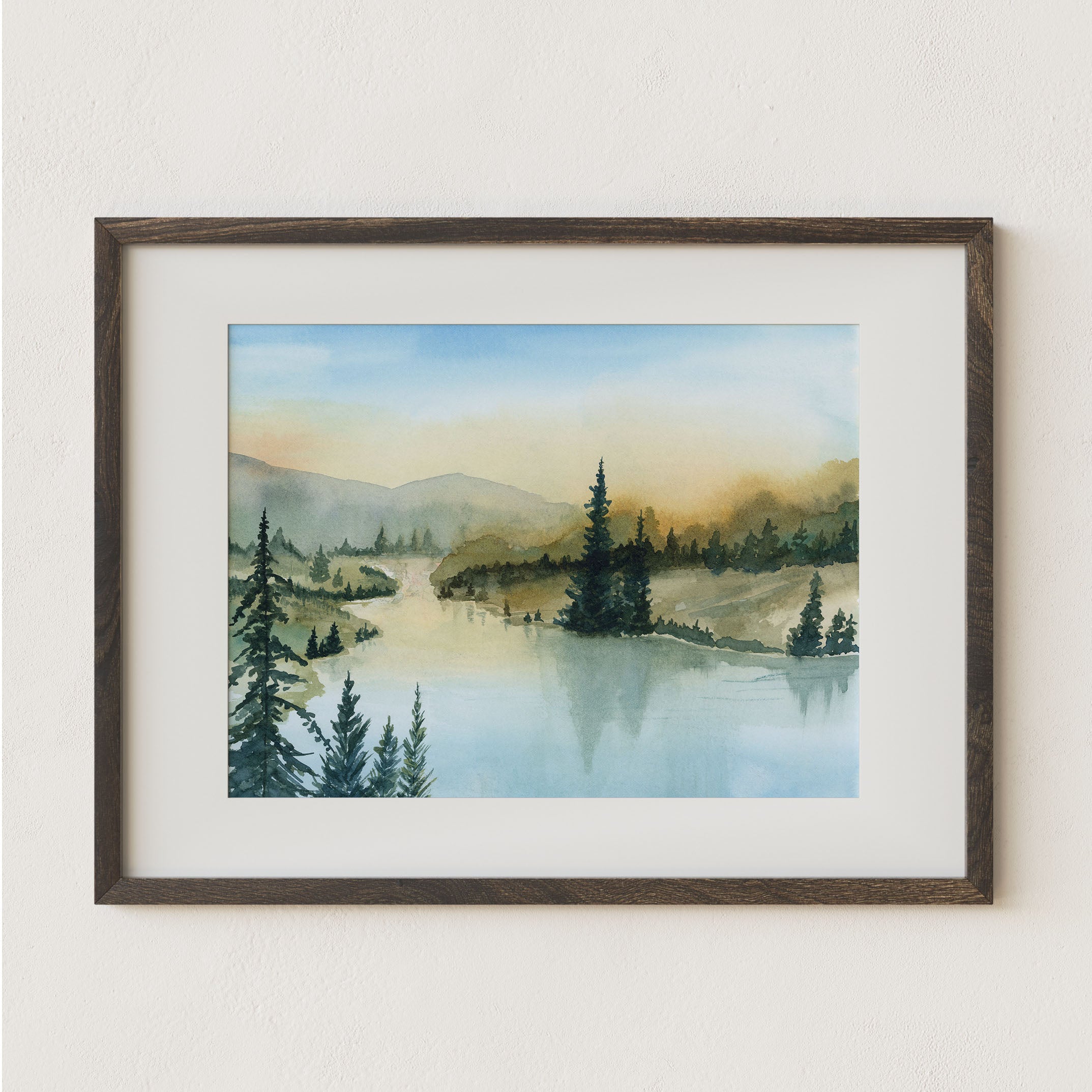 "Quiet of Dawn" Soft Lake