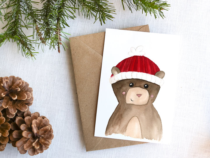 Cute Festive Animal Holiday Card Pack