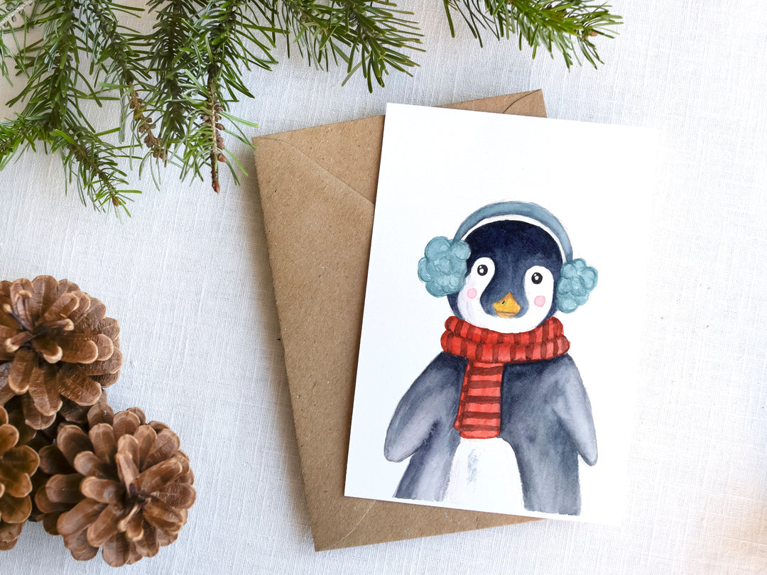 Cute Festive Animal Holiday Card Pack